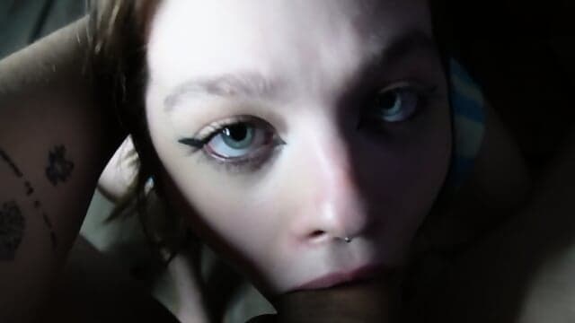 Stupid CUMDUMPSTER Throat My Dick When I Spit And Slap Her In The Face