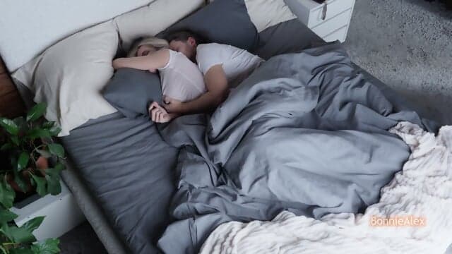 Woke Up Cuddling  Passionate Creampie Morning Sex