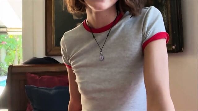 Freaky Redhead Step Sister Gets Family Therapy POV Footjob